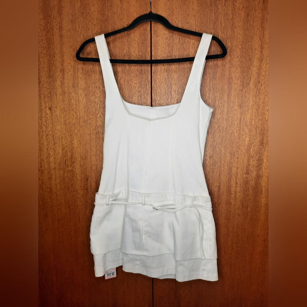 NWT White Sleeveless Dress From Micas Size S